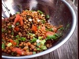 Lemon Basil Lentil Salad