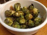 Maple Roasted Brussels Sprouts