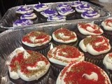 Simple Super Bowl xlvii Cupcakes