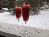 Strawberry Mint Champagne Cocktail