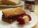 Banana Nutella Sandwich