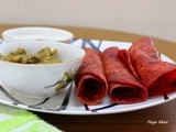 Beetroot Thepla