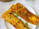 Besan Ka Cheela – Chickpeas Flour Crepes