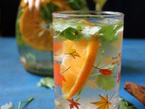 Clementine Cinnamon Cilantro Detox Drink