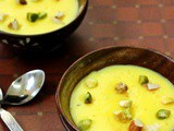 Easy Saffron Cardamom Pudding