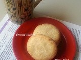 Eggless Coconut Cookies