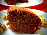 Eggless Dates Cake