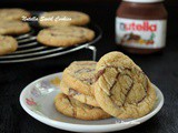 Eggless Nutella Swirl Cookies