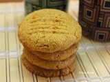 Eggless Peanut Butter Cornmeal Cookies