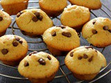 Eggless Pineapple Chocolate Chip Muffins