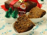 Eggless Whole Wheat Dates Walnut Cake