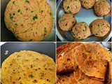 Gajar Dhaniya Thepla