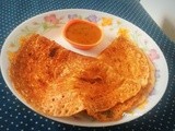 Instant Wheat Dosa / Godhumai Dosa