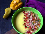 Jackfruit Mango Breakfast Smoothie Bowl