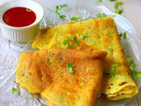 Moong Dal Cheela – Lentil Crepes