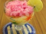 Pomegranate and Pineapple Granita