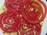 Rose Jalebi Recipe