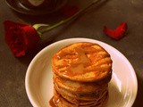 Salted Caramel Coconut Banana Pancakes