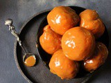 Salted Caramel Glazed Donut Balls