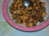 Avalum Pazhavum - Beaten Rice Flakes with Plantains