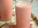 Banana Rose Milk Shake