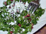 Barley Pomegranate Green Salad