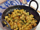 Batata Harra ~ Lebanese Skillet Potatoes