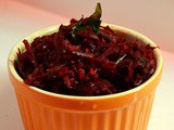 Beetroot Upperi/ Stir Fry