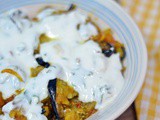 Borani Banjan | Baingan ka Borani ~ Afghani Eggplant Yogurt Dish