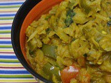 Cabbage Capsicum Masala