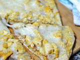 Cheesy Chicken Pizza with Wheatgerm Crust