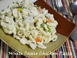 Chicken Pasta in White Sauce