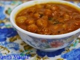 Chickpeas/ Channa Masala in Coconut Milk