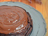 Chocolate Labneh Cake with Chocolate Ganache