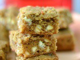 Cookie Batter (Biscoff) White Chocolate Blondies