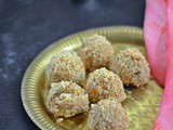 Dry Coconut Rava Laddoo