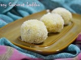 Easy Coconut Laddoos - Just 2 Ingredients