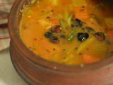 Easy Sambar (With Sambar Powder & No Coconut)