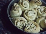 Eggless Garlic Zaatar (Thyme) Rolls