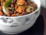 Kaala Chana Chaat ~ Black Chickpeas Chaat