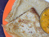 Kalakkichutta Gothambu Dosa ~ Instant Wholewheat Dosa