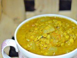 Lauki Chana Dal ~ Bottlegourd Chickpea Lentil Stew