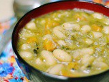 Lefki Fasolada ~ Greek White Bean Soup
