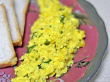 Makai Paneer Bhurji ~ Corn Paneer Scramble