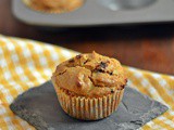 Mango Chocolate Chip Muffins | Eggless Mango Muffins