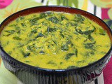 Muringayila Curry ~ Drumstick Leaves in Ground Coconut Sauce