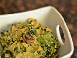 Muringayila Parippu Upperi ~ Drumstick Leaves with Lentils