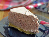 No-Bake Strawberry Cheesecake with Shortbread Crust