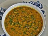 Palak Daal ~ Spinach Lentil Gravy