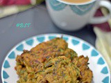 Palak Pakodas ~ Spinach Fritters